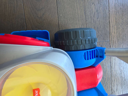 Fisher Price Push Along Bubble Blowing Lawn Mower- EUC