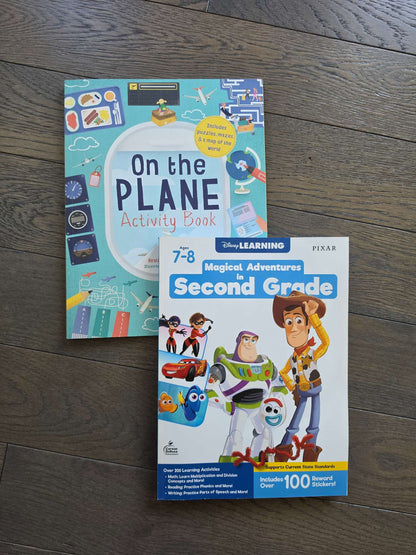 Brand New -  Grade 2 Exercise book and Activity book for the plane
