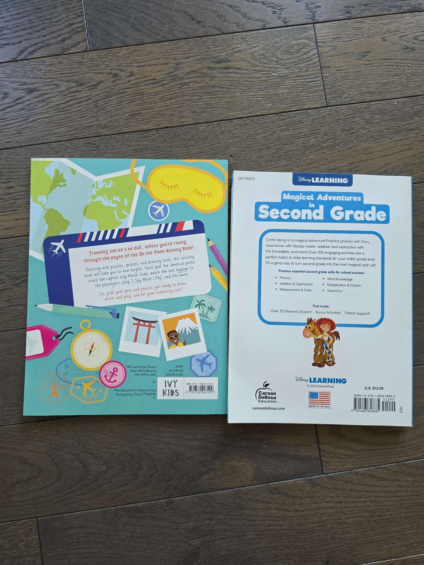 Brand New -  Grade 2 Exercise book and Activity book for the plane