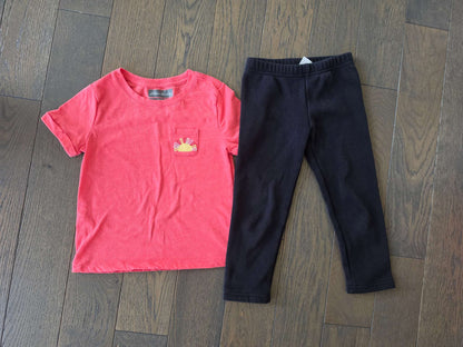 2 Pcs 4T Bundle - T shirt and Pants, Kids 4/4T