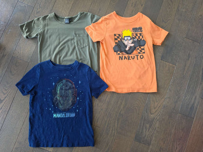 3 T Shirt Bundle 6/7T, Kids 6/6X