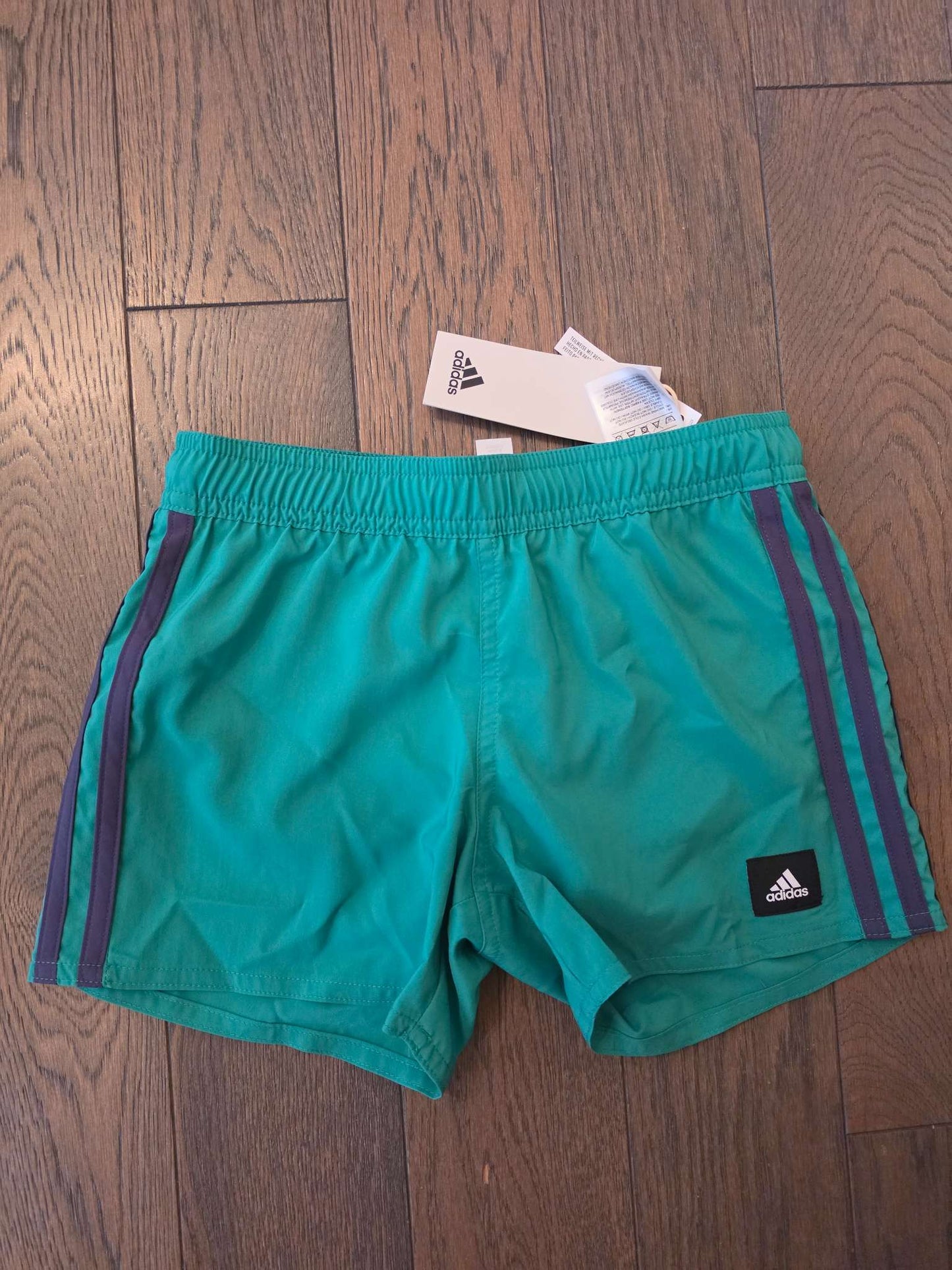 Brand New- Adidas Green Swimming Shorts XS, Kids 7