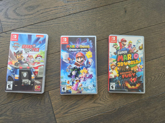 3 Used- Nintendo Switch Games