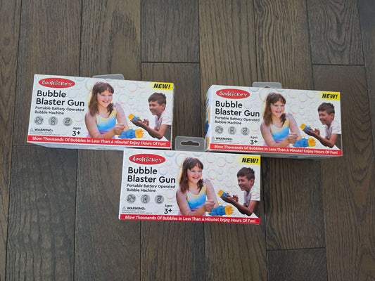 3 Brand New Boxes Bubble Blaster Gun
