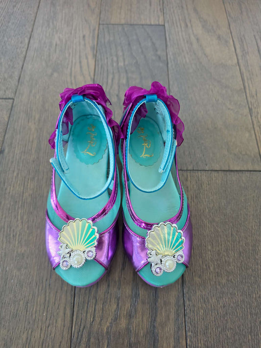 Mermaid Shoes- Disney Size 10, Shoes 10 (Toddler:2-4yr)