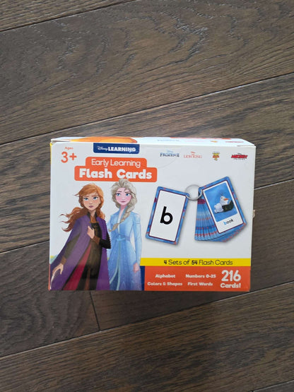 Early Learning Flash Cards (Disney Learning)- New