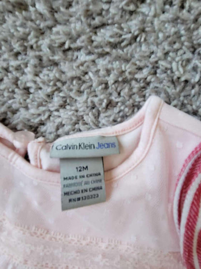 Tommy 2PCS outfit and Calvin Klein Dress 12 Months, Kids 12 Month (9-12M)