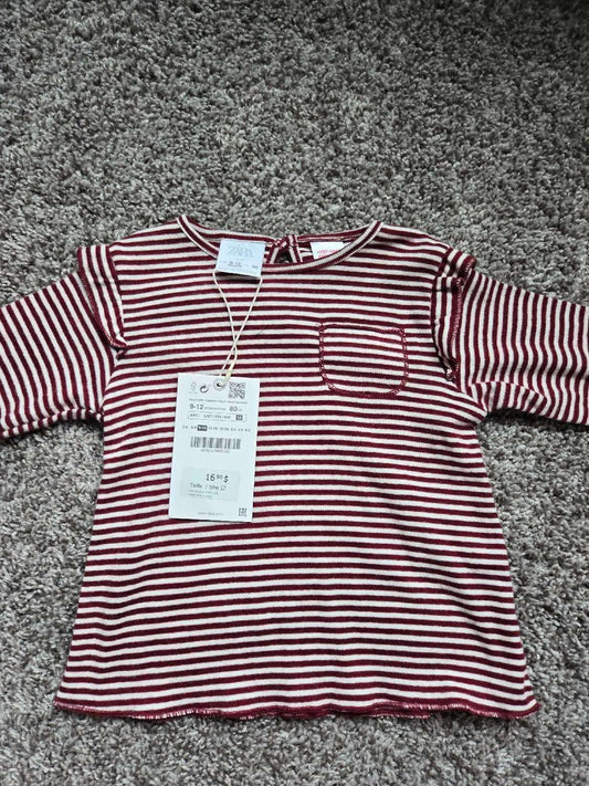 Zara 2Pcs Outfit (See Photos) (Just the Top Retail for $16.90), Kids 12 Month (9-12M)