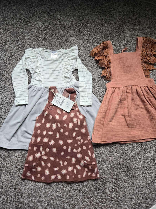 3 Dresses- BNWT and EUC  (Today's Modern Bebe, Zara, Etsy), Kids 18 Month (12-18M)