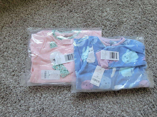 Brand New 2 Fleece Footed Sleeper 24 months, Kids 24 Month (18-24M)
