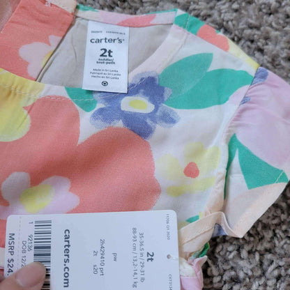3 Pcs Bundle: 2 Dresses  and 1 Onsie  18-24 months/2T (1 Dress Retail for $24.00), Kids 24 Month (18-24M)