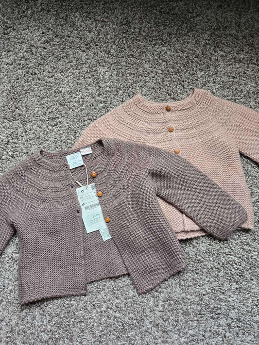2 Zara Cardigan 6-9 months, Kids 9 Month (6-9M)
