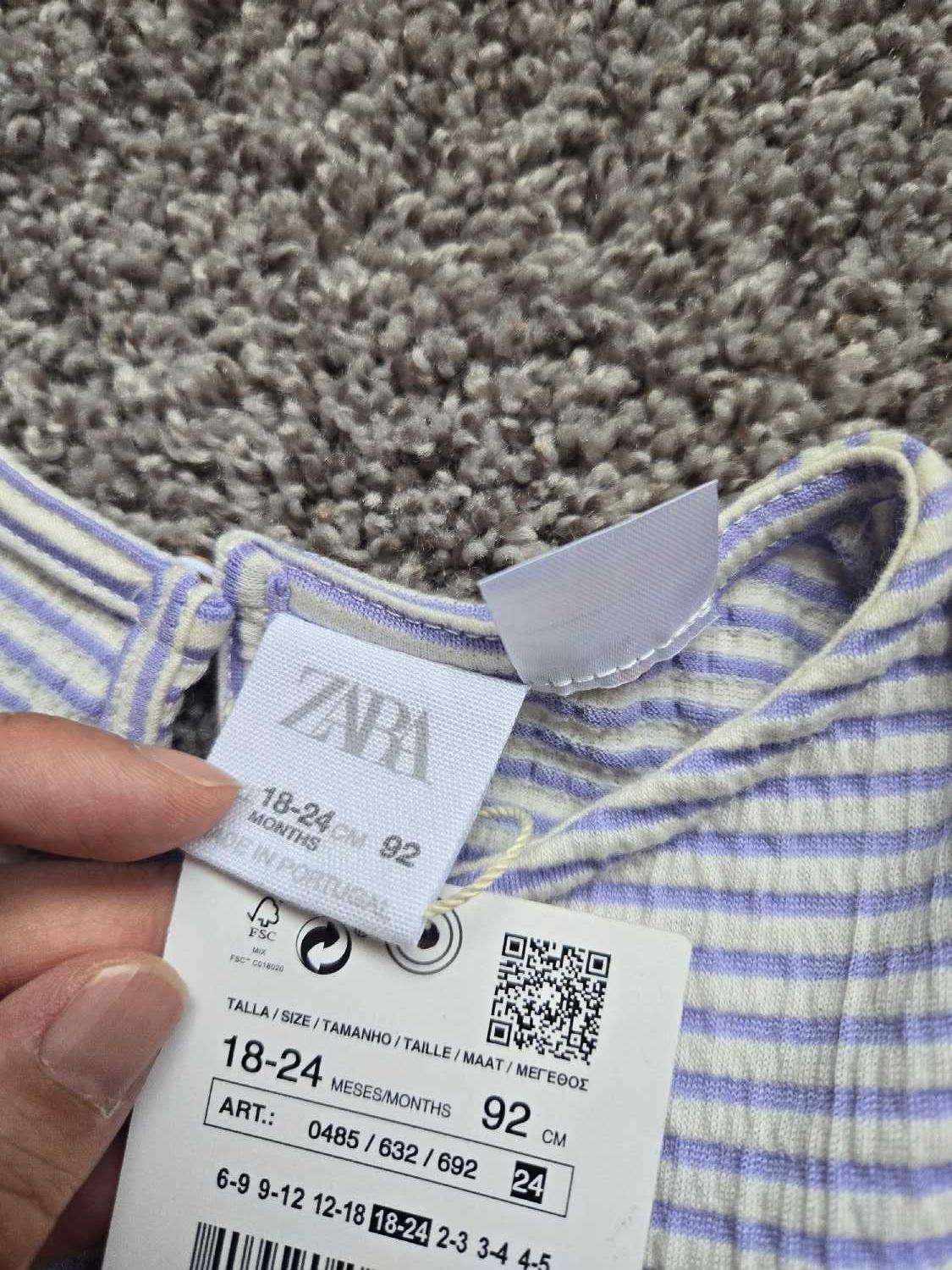 Zara and H&M 2 Stripy Dresses 18-24 months, Kids 24 Month (18-24M)