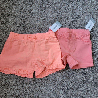 2 Carters Shorts 2T (Retail for $42), Kids 2T