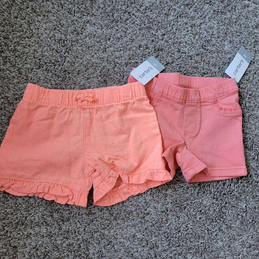 2 Carters Shorts 2T (Retail for $42), Kids 2T