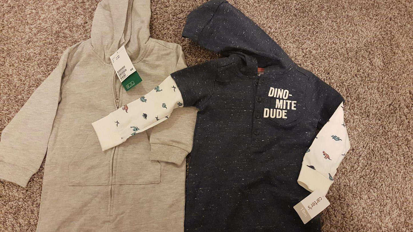 Outfits  (H&M 12-18 and Carters 18 months)- 1 Outfit Retail for $20.00, Kids 18 Month (12-18M)