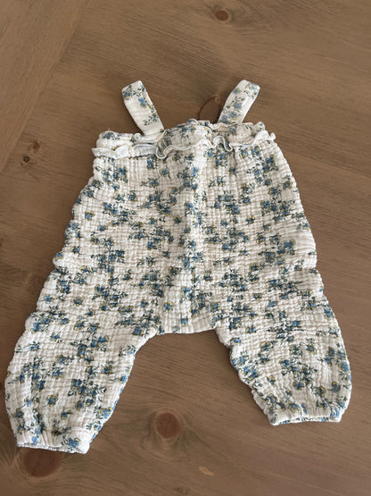 Zara Muslin Romper for Baby Girl  , Kids 12 Month (9-12M)