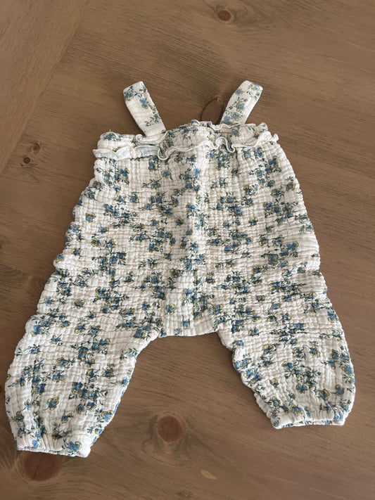 Zara Muslin Romper for Baby Girl  , Kids 12 Month (9-12M)