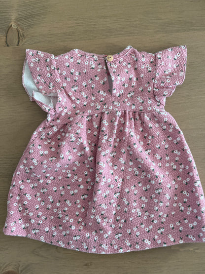 Zara Baby Girl Flutter Sleeve Floral Dress , Kids 9 Month (6-9M)
