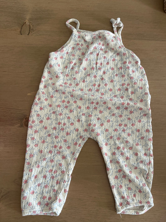 Zara Baby Girl Floral Romper , Kids 12 Month (9-12M)