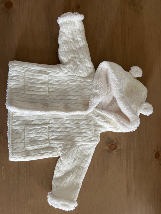 Baby Gap Fleece Lined Sweater , Kids 6 Month (3-6M)