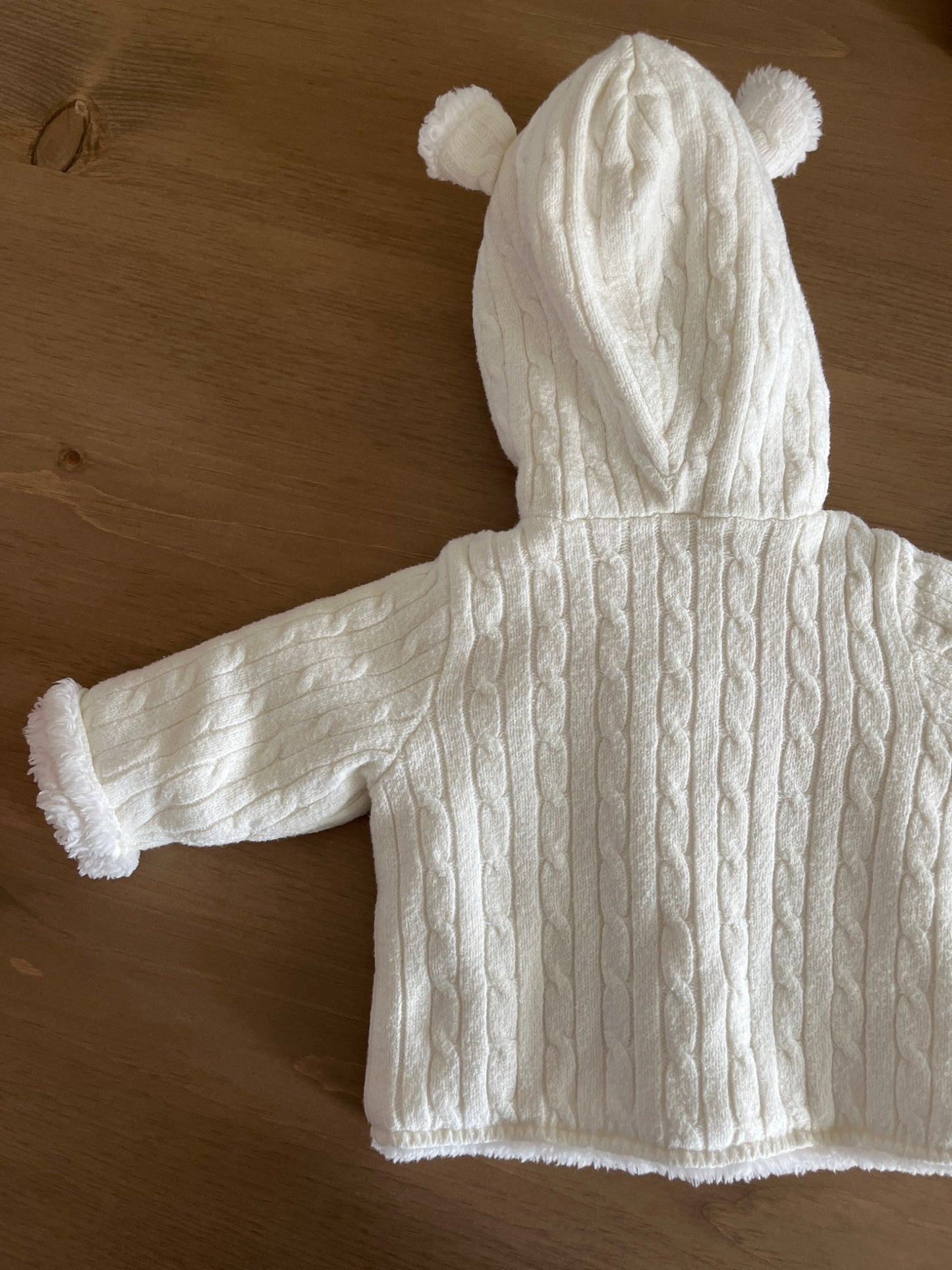 Baby Gap Fleece Lined Sweater , Kids 6 Month (3-6M)