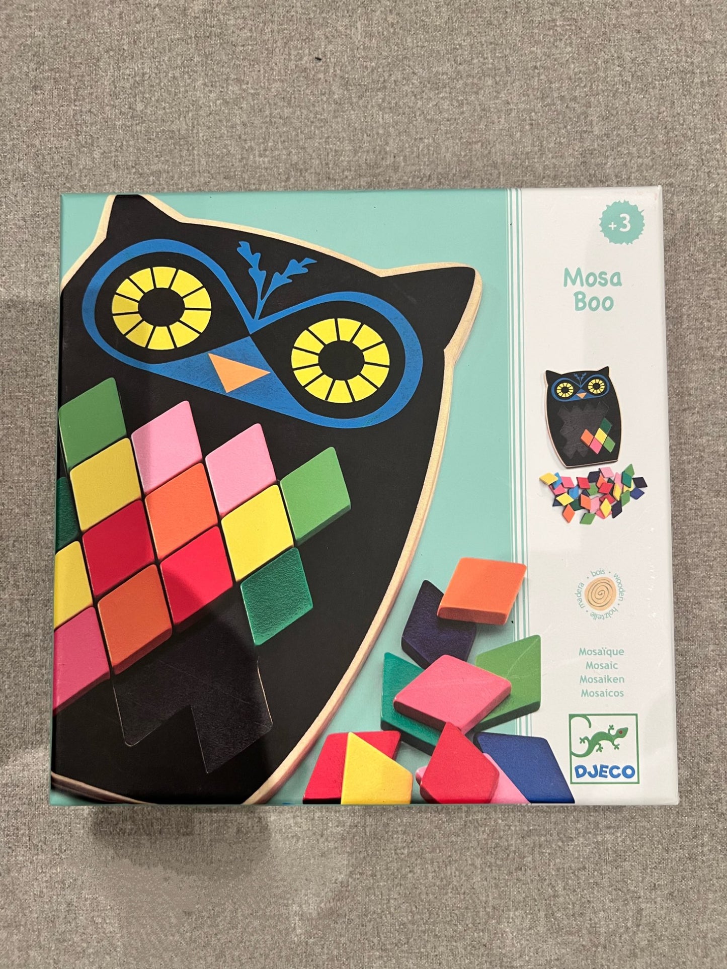 Djeco Mosa Boo wooden mosaic game
