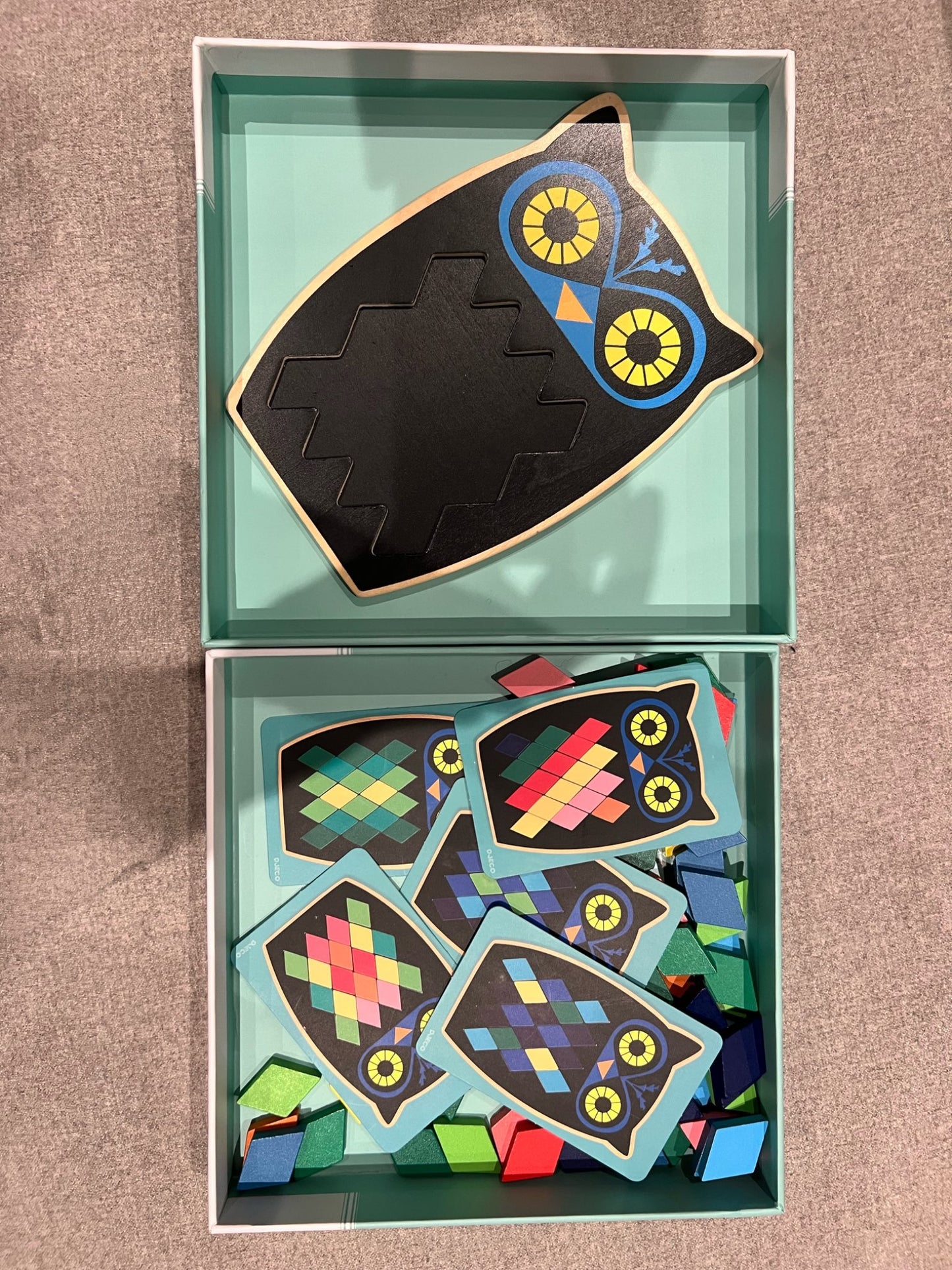 Djeco Mosa Boo wooden mosaic game