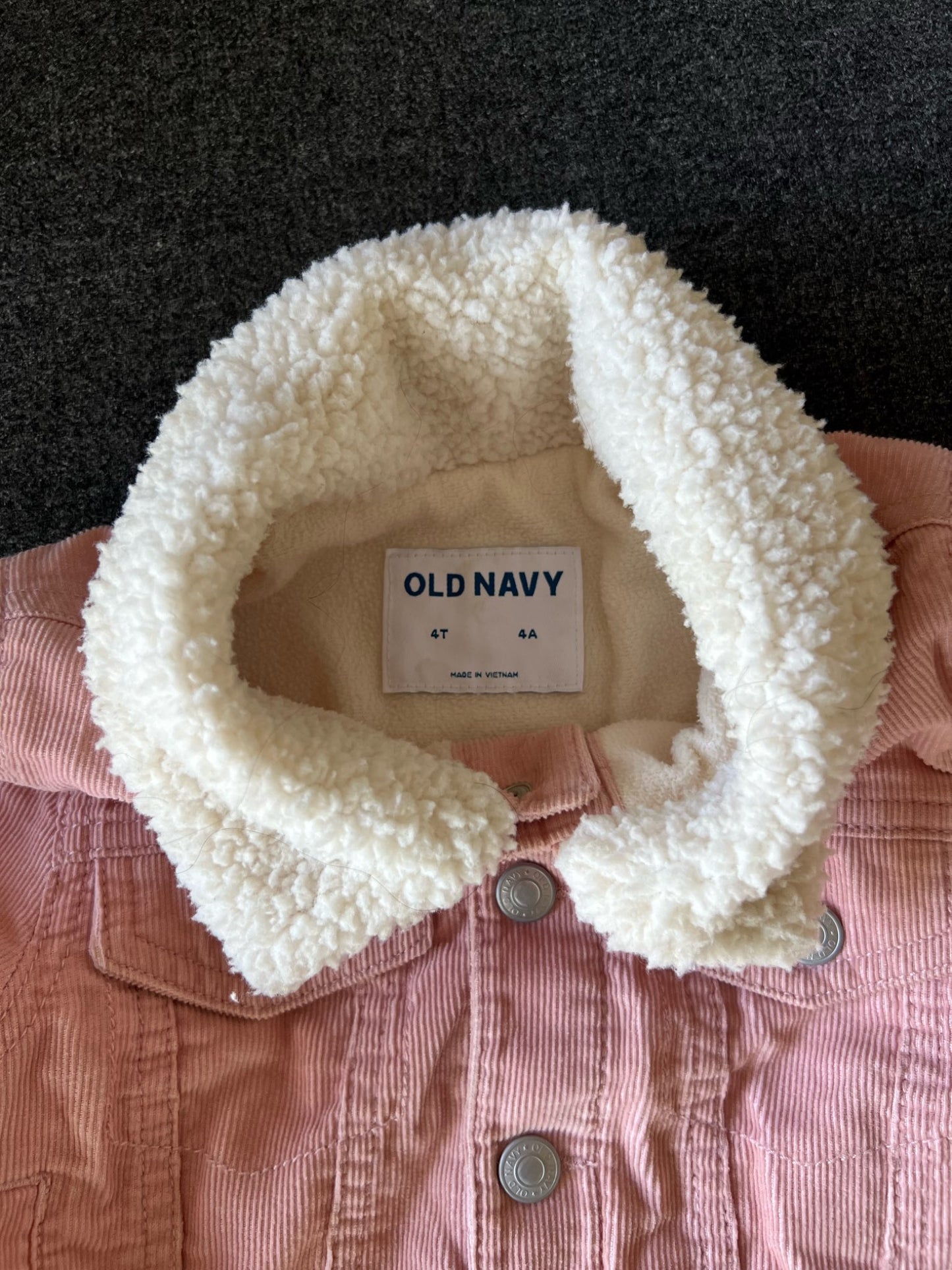 Old Navy Girls Corduroy Jacket, Kids 4/4T