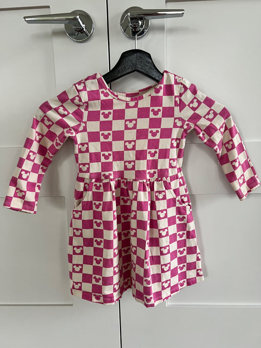 Minnie Mouse Print Dress, Kids 4/4T