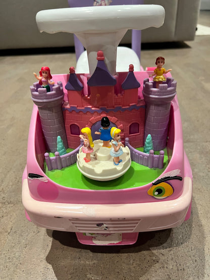 Disney Princess Push n’ Pull Ride On Car with Lights and Sounds