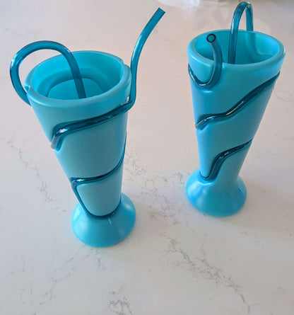 Swirly Straw Cups