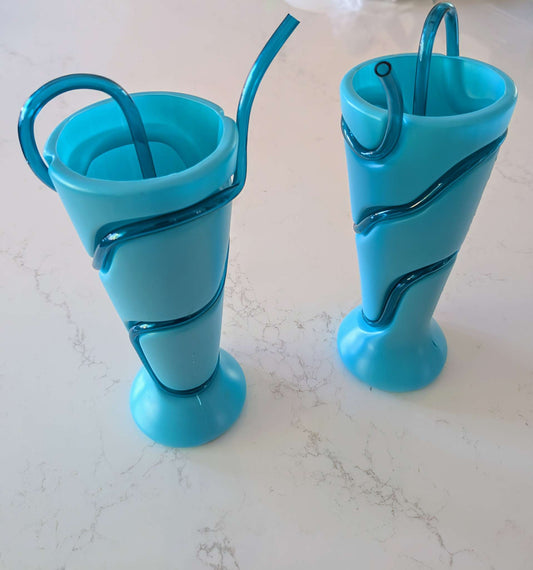 Swirly Straw Cups