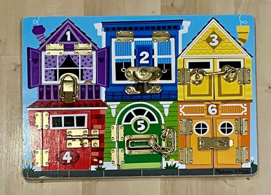 Melissa & Doug Wooden Latches Board