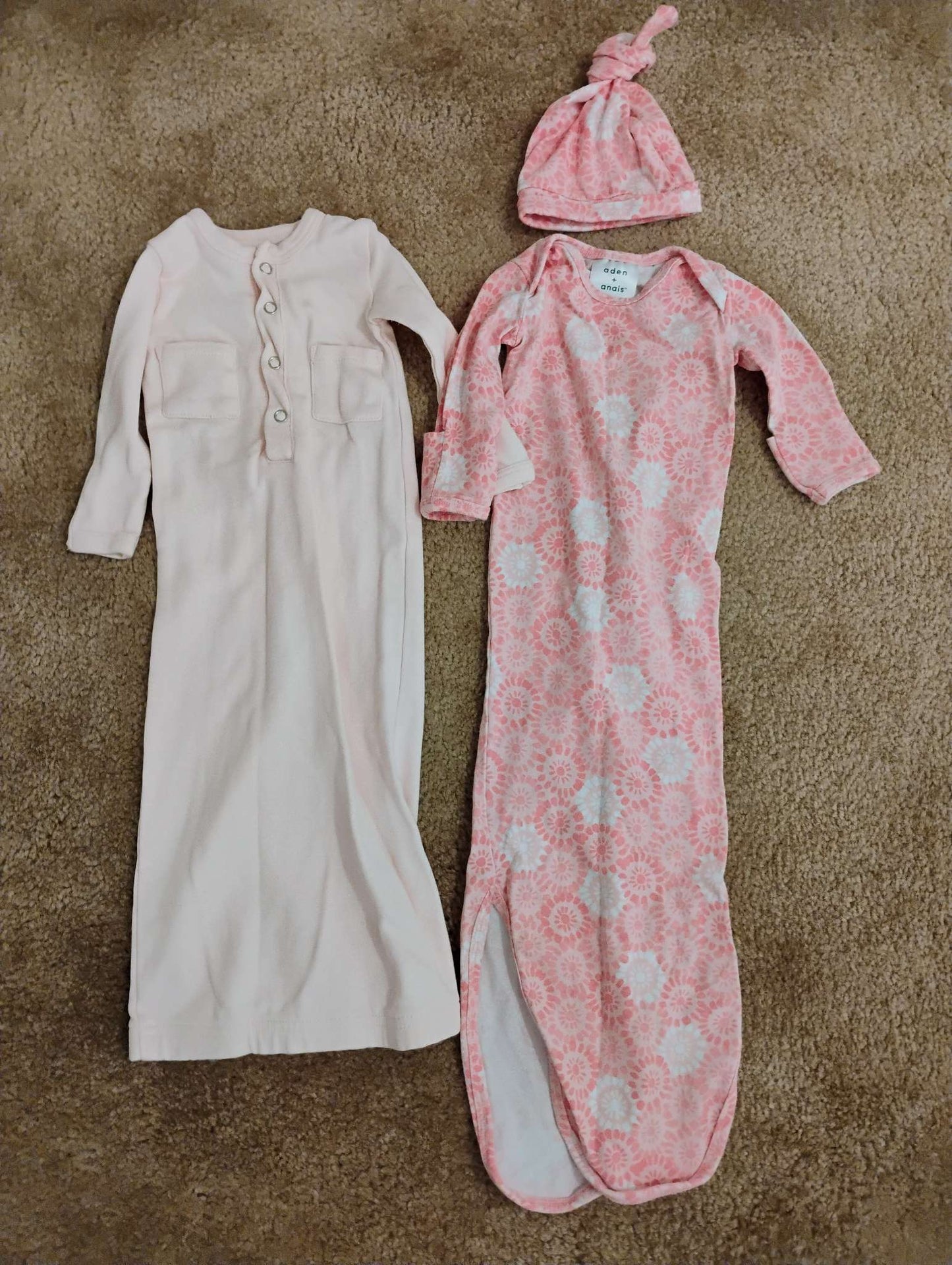 L'oved baby and Aden and Anais gowns , Kids 3 Month (0-3M)