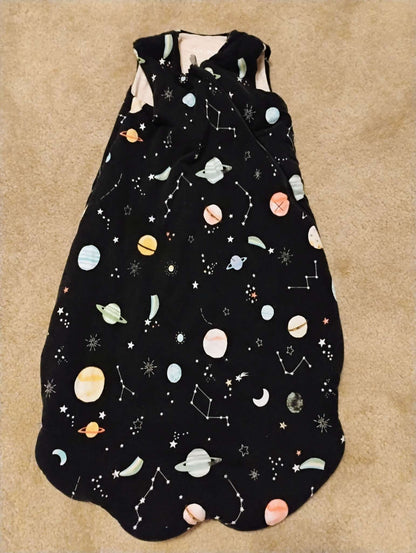 Lulu lollipop 2.5 tog space planets sleep sack size 3-12 months , 6-12 Months (Medium)