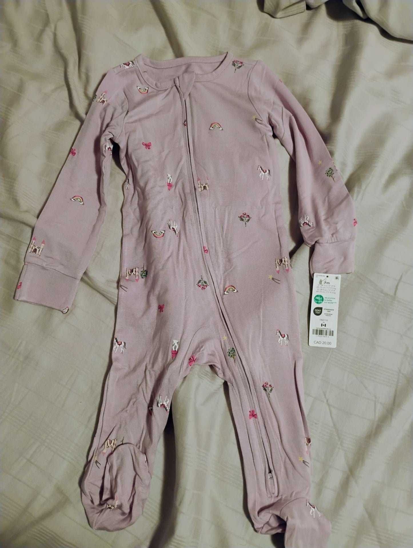 Carter's purely soft 9m fairy tale sleeper, Kids 9 Month (6-9M)