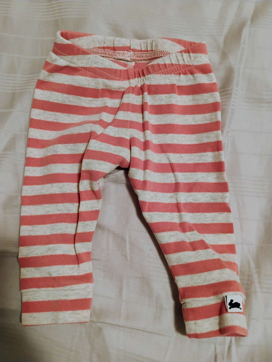 Little and lively 3 month striped pants leggings, Kids 3 Month (0-3M)