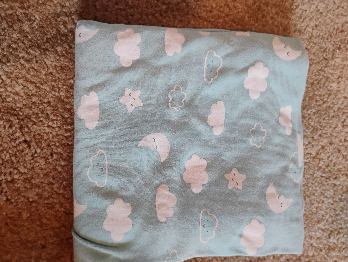 Cotton Carters blanket blue stars and clouds