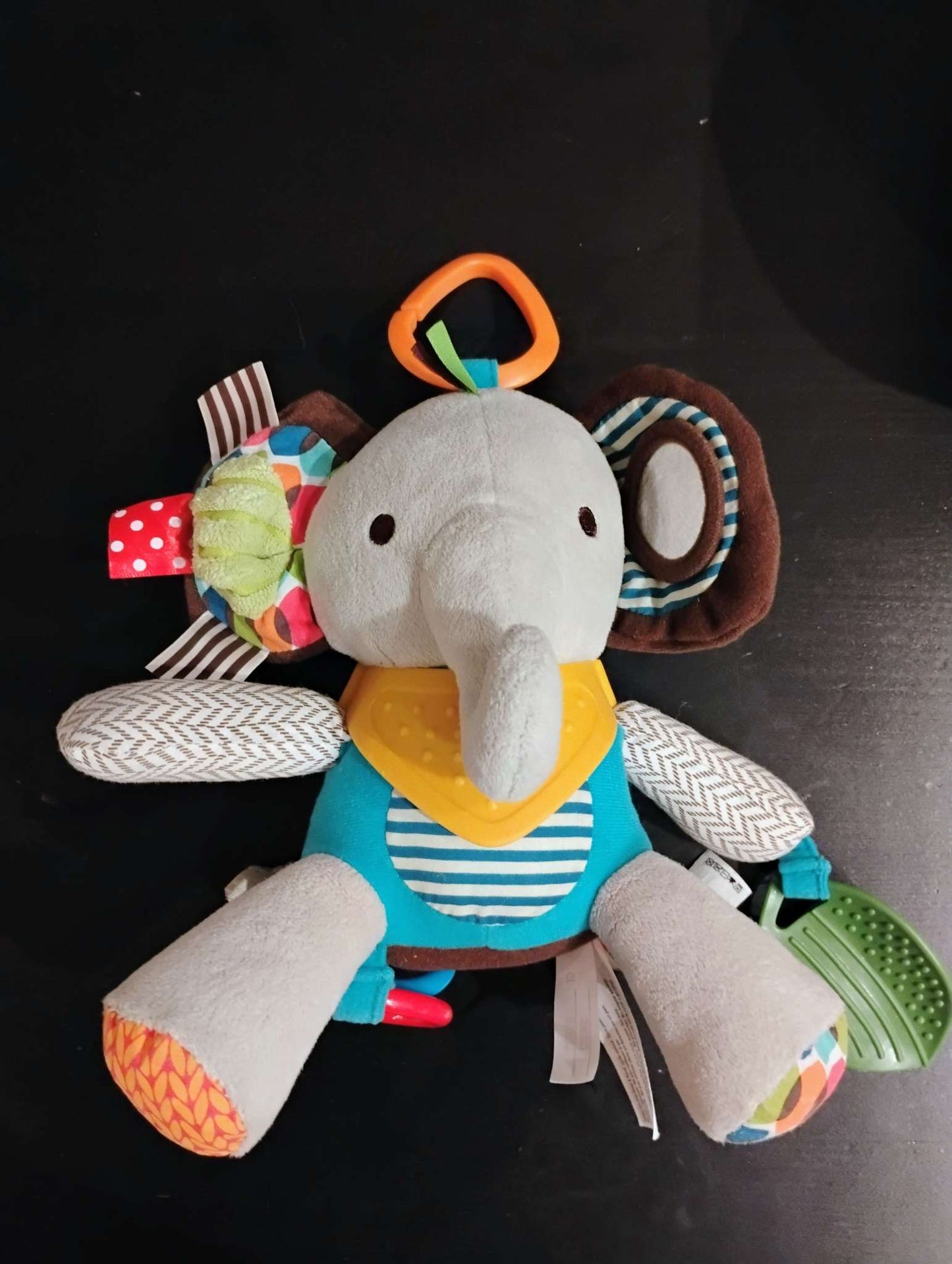 Skip Hop Bandana Buddies Baby Activity multisensory toy elephant