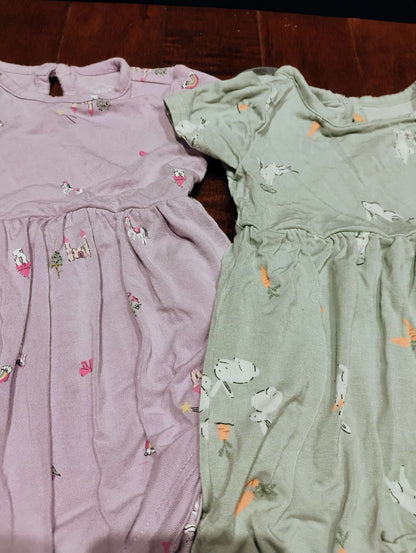 Set of 3 Purely Soft dresses 12 months, Kids 12 Month (9-12M)
