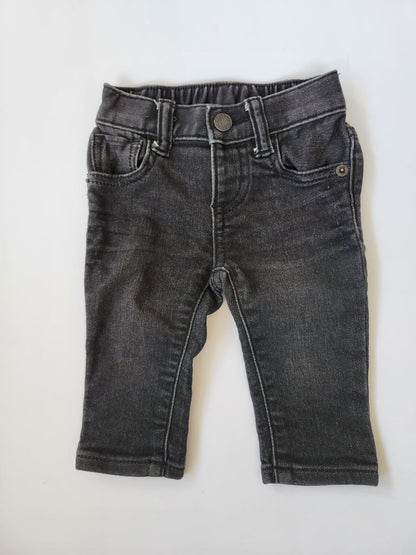 Gap, 3-6 months, dark grey skinny jeans, EUC, Kids 6 Month (3-6M)