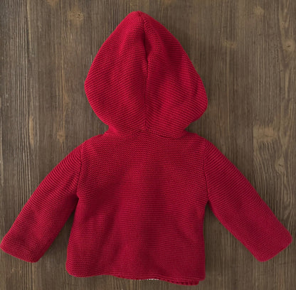 Sherpa-Lined Cotton Long -Sleeved Sweater, Kids 18 Month (12-18M)