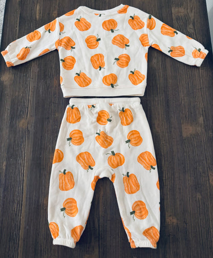 Pumpkin Jogger Set -12-18 Months, Kids 18 Month (12-18M)