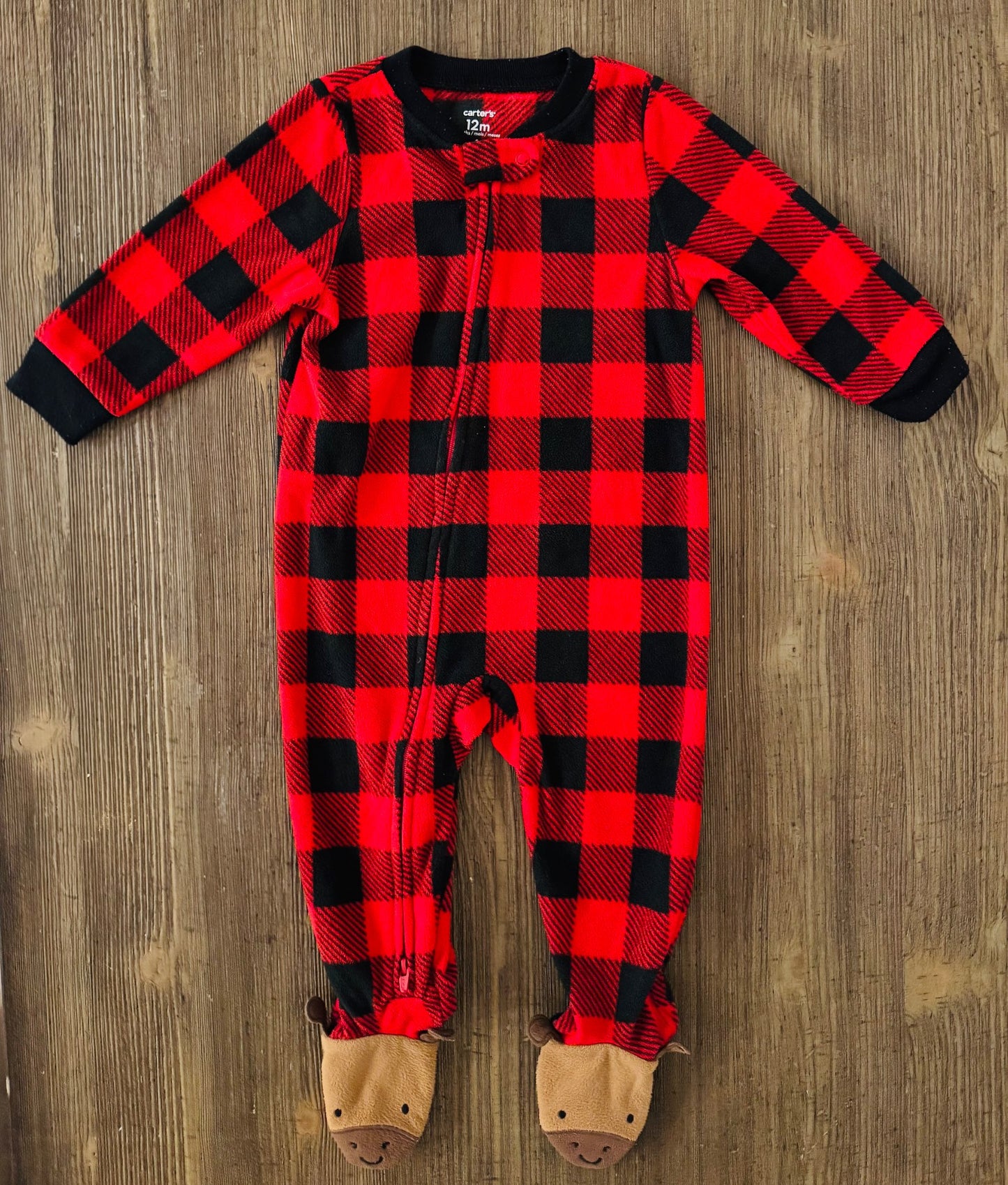 Mickey & Plaid Holiday PJ Bundle, Kids 12 Month (9-12M)