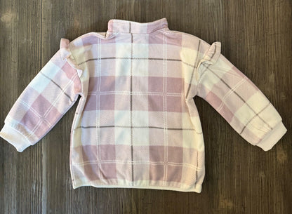 Ruffle Sleeve Fleece, Kids 12 Month (9-12M)