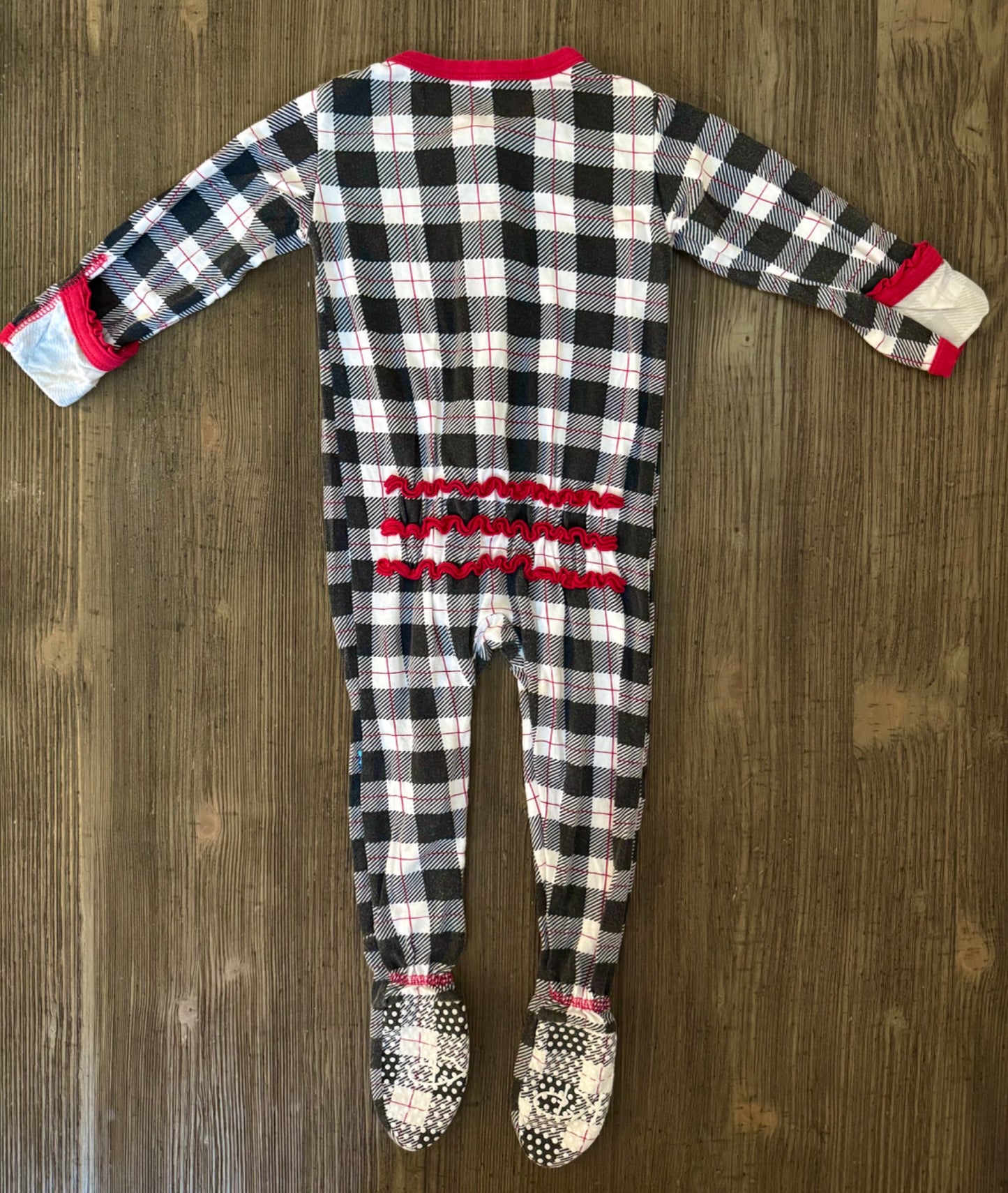 Kickee Pants Ruffle Sleeper , Kids 9 Month (6-9M)