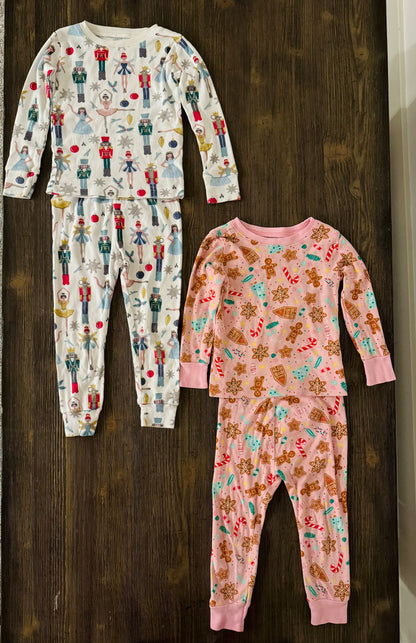Toddler Girl Holiday PJ’s, Kids 2T