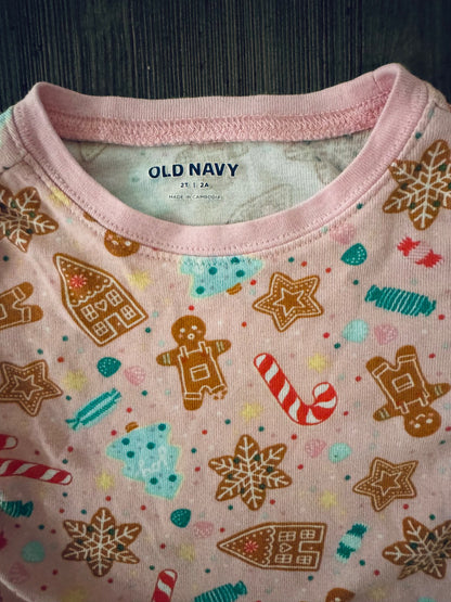 Toddler Girl Holiday PJ’s, Kids 2T