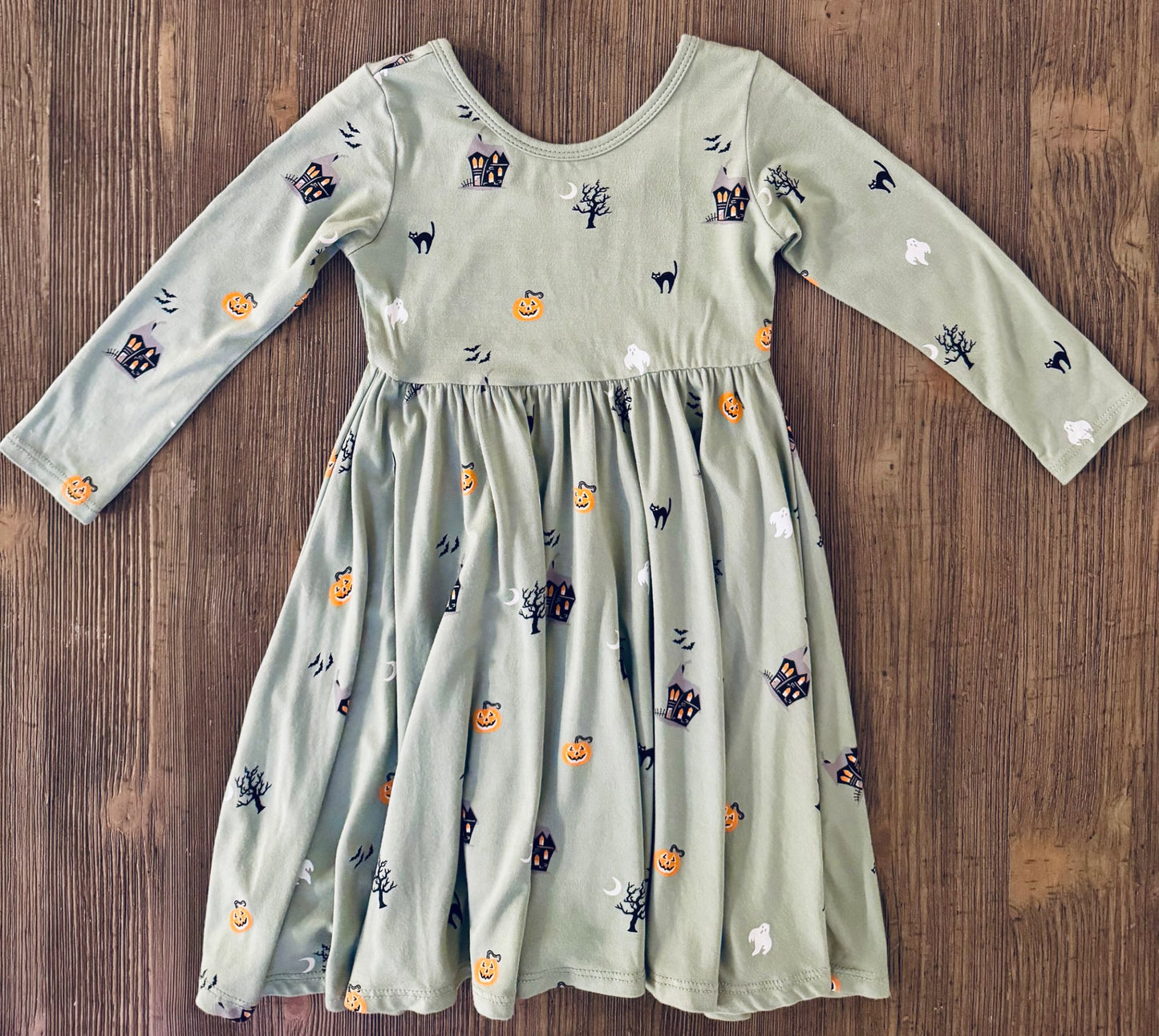 Kyte Halloween Twirl Dress- Retired Print, Kids 2T